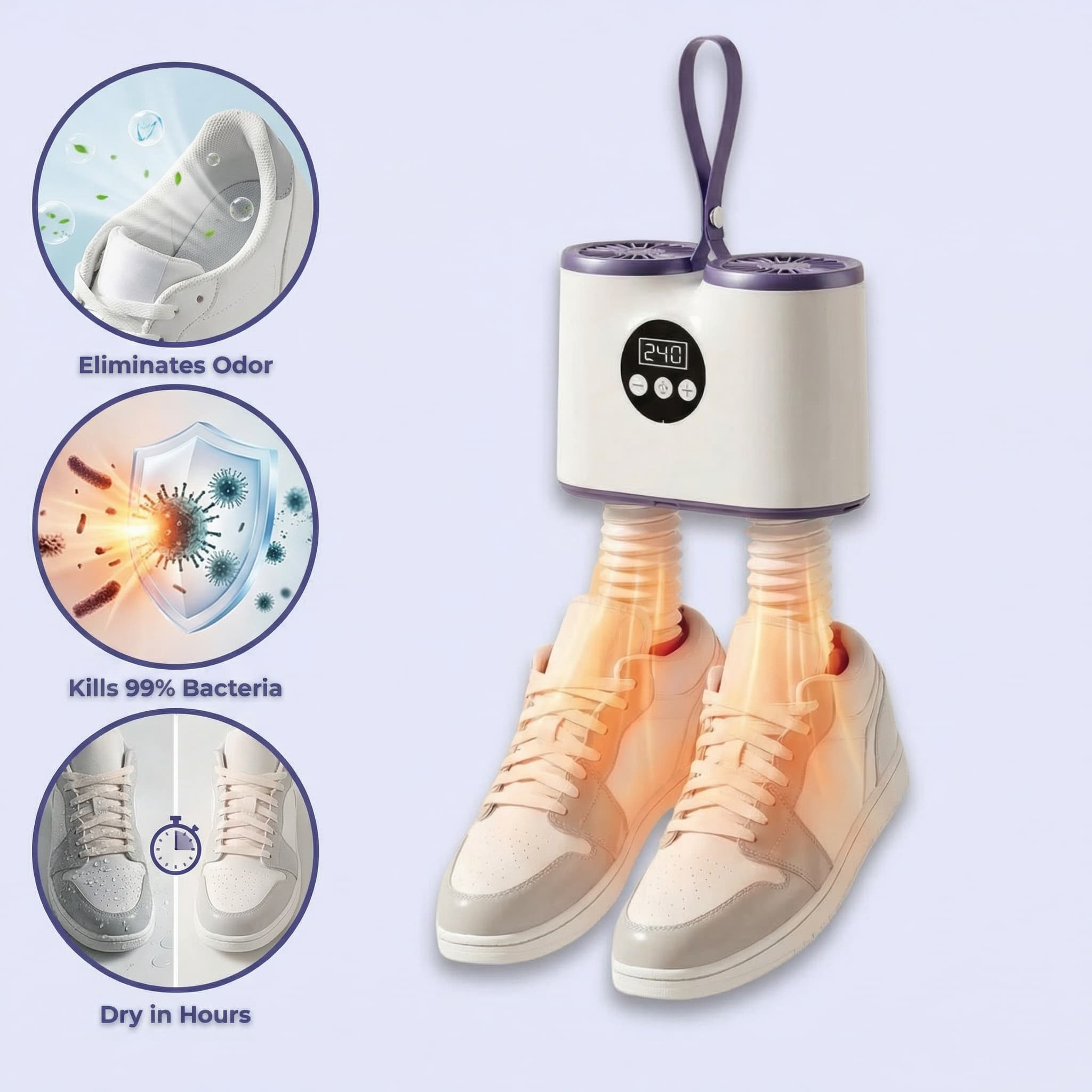 EzDry™ Portable Shoe Dryer